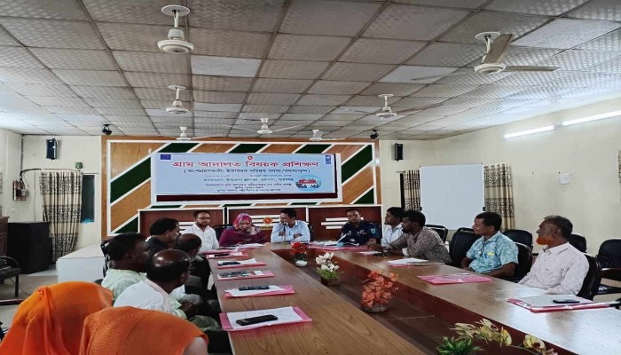 ধর্মপাশায় গ্রাম আদালত বিষয়ক প্রশিক্ষণ ধর্মপাশায় গ্রাম আদালত বিষয়ক প্রশিক্ষণ