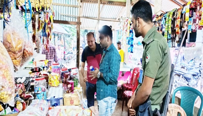 তাহিরপুরে ভ্রাম্যমাণ আদালতের অভিযানে জরিমানা তাহিরপুরে ভ্রাম্যমাণ আদালতের অভিযানে জরিমানা