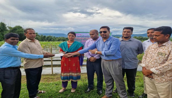 ব্র্যাকের নিরাপদ সবজি চাষাবাদ প্রকল্পের মাঠ পরিদর্শনে ইউএনও ব্র্যাকের নিরাপদ সবজি চাষাবাদ প্রকল্পের মাঠ পরিদর্শনে ইউএনও