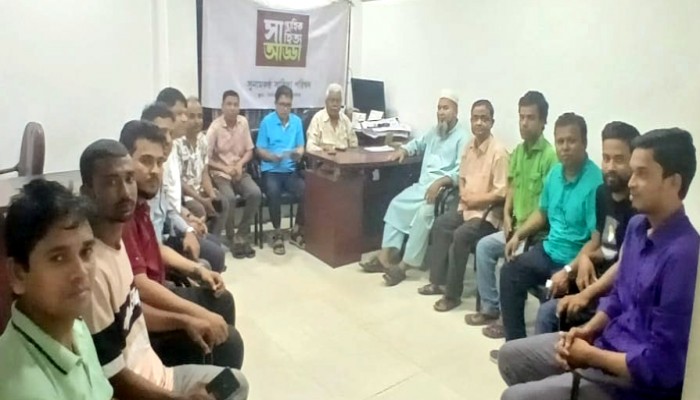 সুনামকণ্ঠ সাহিত্য পরিষদের আড্ডা অনুষ্ঠিত সুনামকণ্ঠ সাহিত্য পরিষদের আড্ডা অনুষ্ঠিত