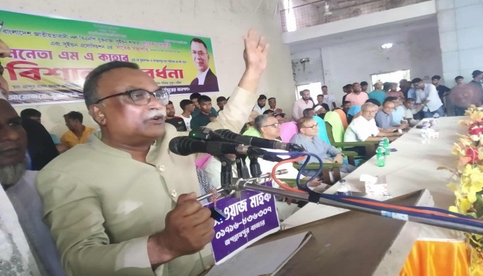 জগন্নাথপুরে এমপি প্রার্থী এমএ কাহারকে সংবর্ধনা জগন্নাথপুরে এমপি প্রার্থী এমএ কাহারকে সংবর্ধনা