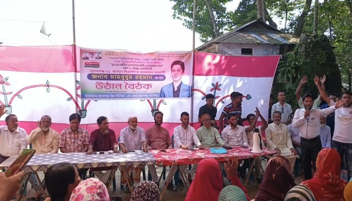 ৩১ দফা বাস্তবায়নে জামালগঞ্জে নারীদের উঠান বৈঠক ৩১ দফা বাস্তবায়নে জামালগঞ্জে নারীদের উঠান বৈঠক