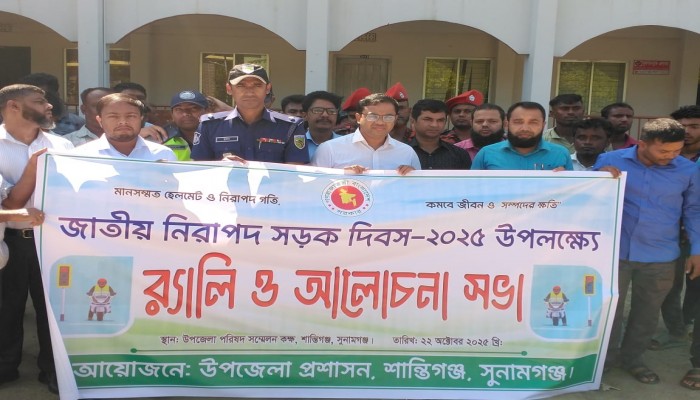 জাতীয় নিরাপদ সড়ক দিবস পালিত জাতীয় নিরাপদ সড়ক দিবস পালিত