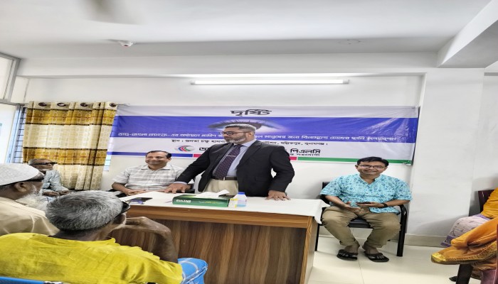 ডাচ্-বাংলা ব্যাংকের অর্থায়নে দরিদ্র্য রোগীদের চোখের ছানি অপারেশন