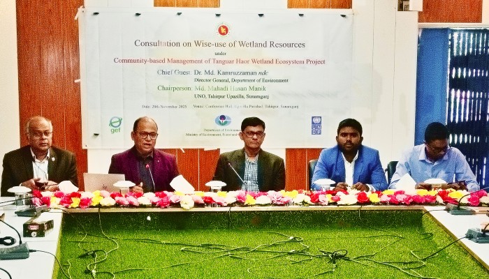 স্থানীয়দের পরামর্শ নিয়ে টাঙ্গুয়ার হাওর রক্ষায় কাজ করবো : পরিবেশ অধিদপ্তরের মহাপরিচালক