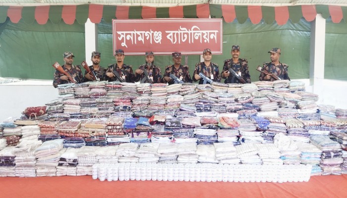 টাস্কফোর্স অভিযানে দেড় কোটি টাকার ভারতীয় পণ্য জব্দ