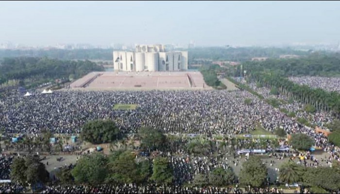 খালেদা জিয়ার জানাজায় স্মরণকালের রেকর্ড মানুষের অংশগ্রহণ