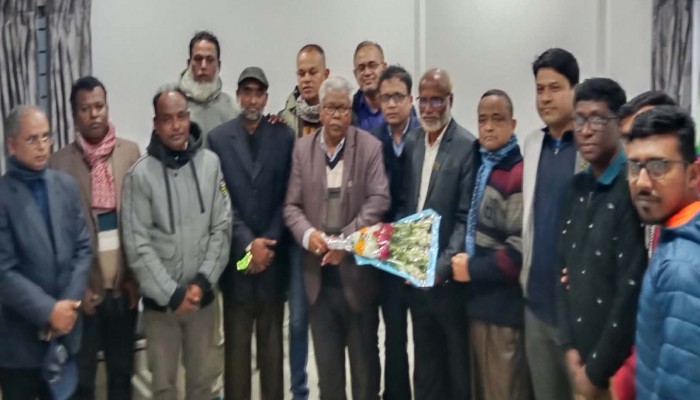 সাংবাদিকতায় চার দশক পূর্তিতে আকরাম উদ্দিনকে সংবর্ধনা