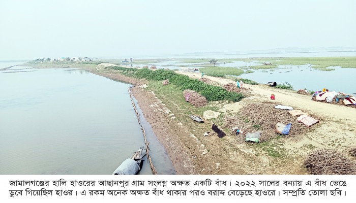 ফসলরক্ষা বাঁধে ঢের বরাদ্দ, ভাঙন কম, অক্ষত মাটি, লুটপাটের শঙ্কা