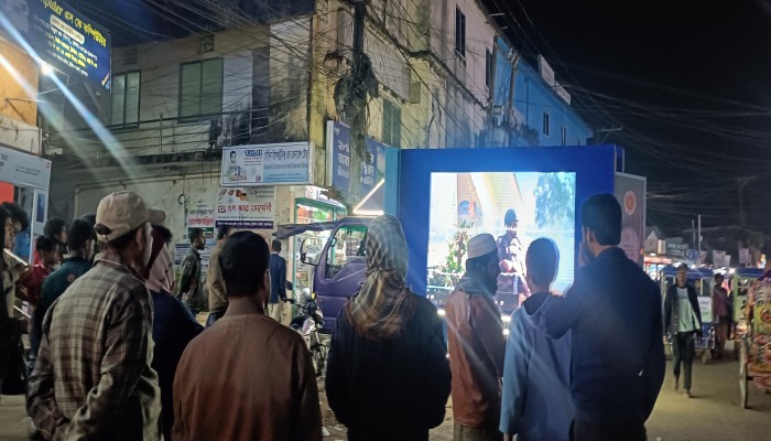 শহর থেকে গ্রাম-গণভোটের বার্তায় মুখর সুনামগঞ্জ