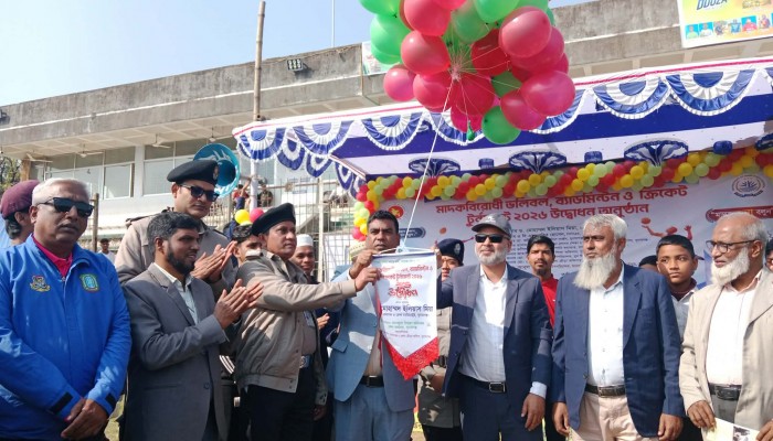 মাদকবিরোধী ভলিবল, ব্যাডমিন্টন ও ক্রিকেট টুর্নামেন্ট উদ্বোধন