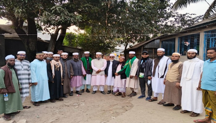 জামালগঞ্জে জামায়াত প্রার্থী তোফায়েল আহমেদের গণসংযোগ