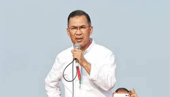 ১২ তারিখের নির্বাচন দেশপ্রেমিক বনাম দেশবিরোধীদের লড়াই : তারেক রহমান