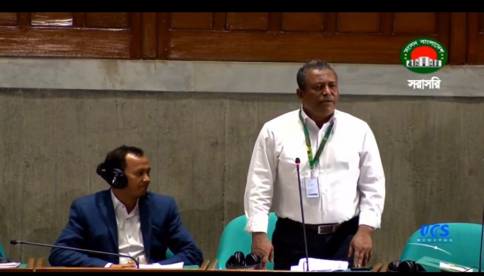 রেললাইন, শুল্ক স্টেশনসহ একগুচ্ছ দাবি সংসদে তুলে ধরলেন এমপি নূরুল ইসলাম