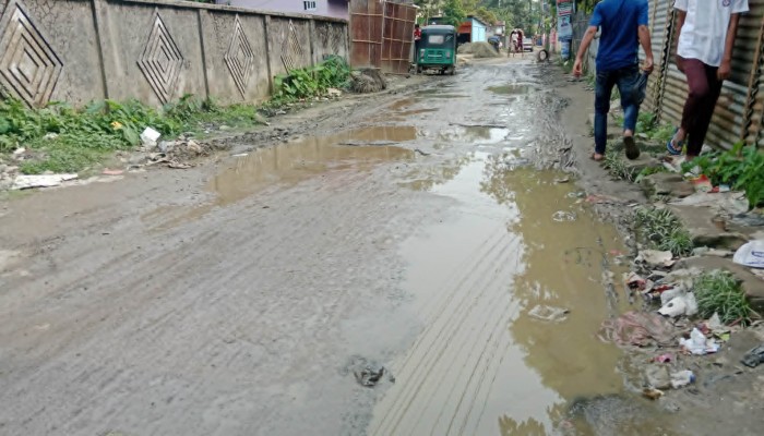 সড়ক বেহাল, দ্রুত সংস্কারের দাবি