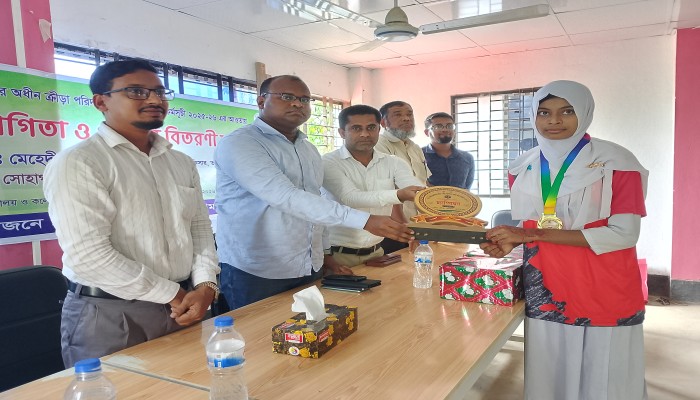 তাহিরপুরে দাবা প্রতিযোগিতা অনুষ্ঠিত