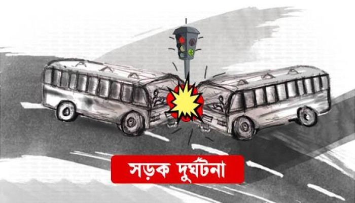 দুই বাসের মুখোমুখি সংঘর্ষে জামালগঞ্জের কিশোর নিহত