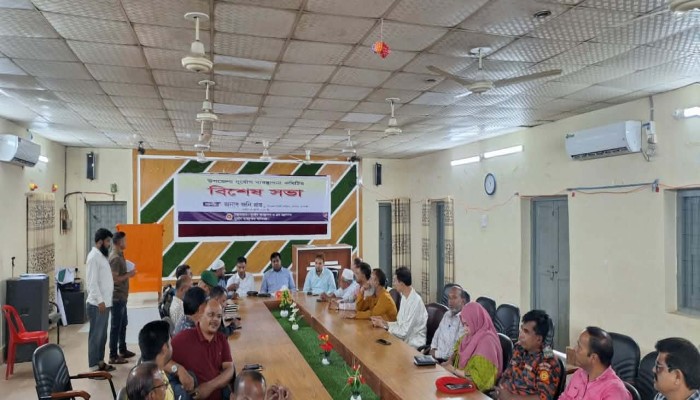 ধর্মপাশা উপজেলা দুর্যোগ ব্যবস্থাপনা কমিটির বিশেষ সভা