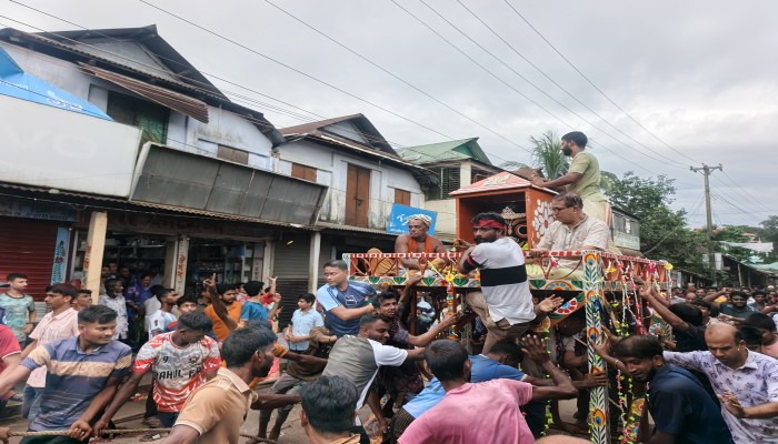 সাচনা বাজারে জগন্নাথ দেবের রথযাত্রা