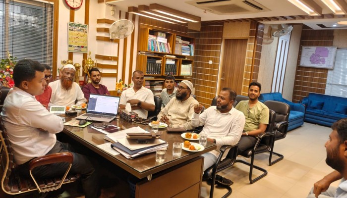 ইউএনও’র সঙ্গে শান্তিগঞ্জ প্রেসক্লাবের মতবিনিময়