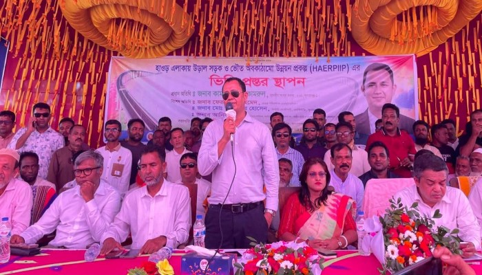 হাওরবাসীর যোগাযোগে নতুন দিগন্ত, জামালগঞ্জ-ধর্মপাশা উড়াল সড়কের ভিত্তিপ্রস্তর স্থাপন