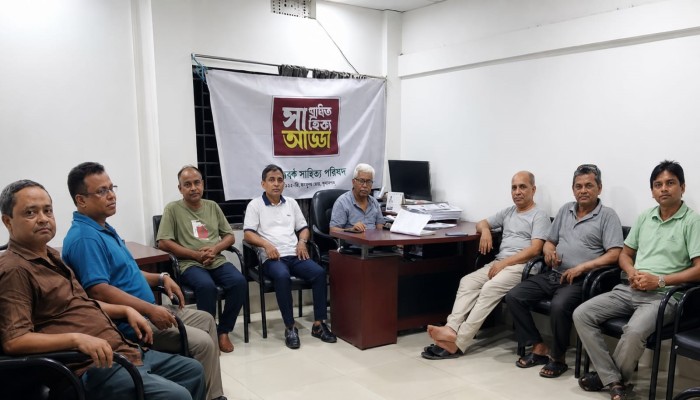 সুনামকণ্ঠ সাহিত্য পরিষদের সাপ্তাহিক সাহিত্য আড্ডা অনুষ্ঠিত