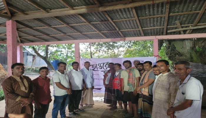 লোকজ পরিবেশনায় চিত্রায়িত হল সাংস্কৃতিক ঐতিহ্য
