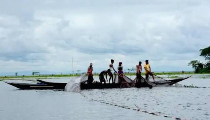 শাল্লায় ইজারাকৃত জলমহাল দখলের চেষ্টা