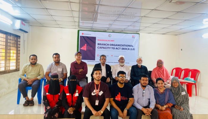 রেড ক্রিসেন্ট সোসাইটির প্রশিক্ষণ কর্মশালা সম্পন্ন